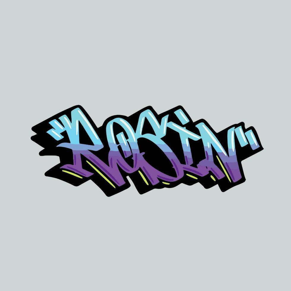 graffiti vector tagging letter word text street art mural