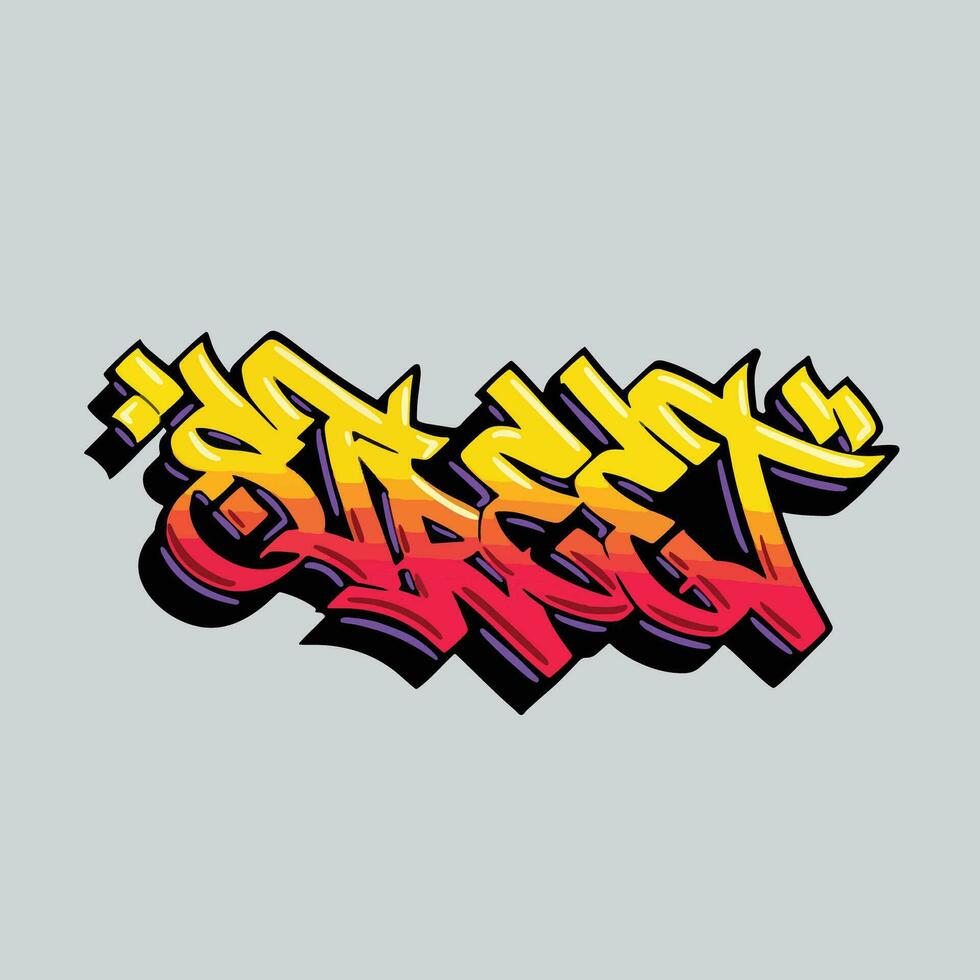 graffiti vector tagging letter word text street art mural