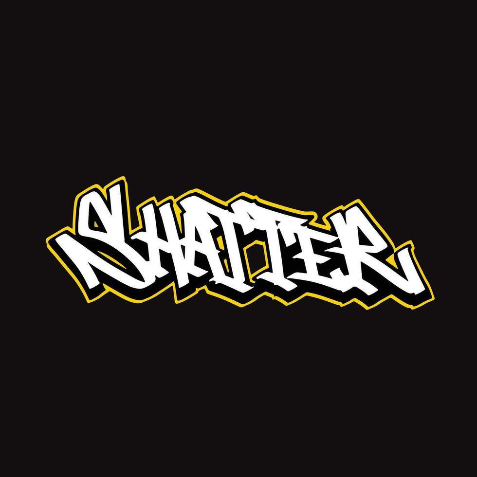 graffiti vector tagging letter word text street art mural