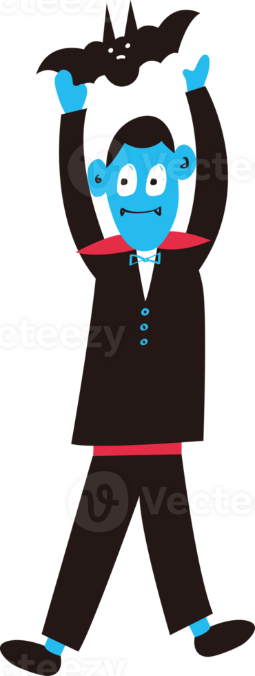 a vampire hold a bat png