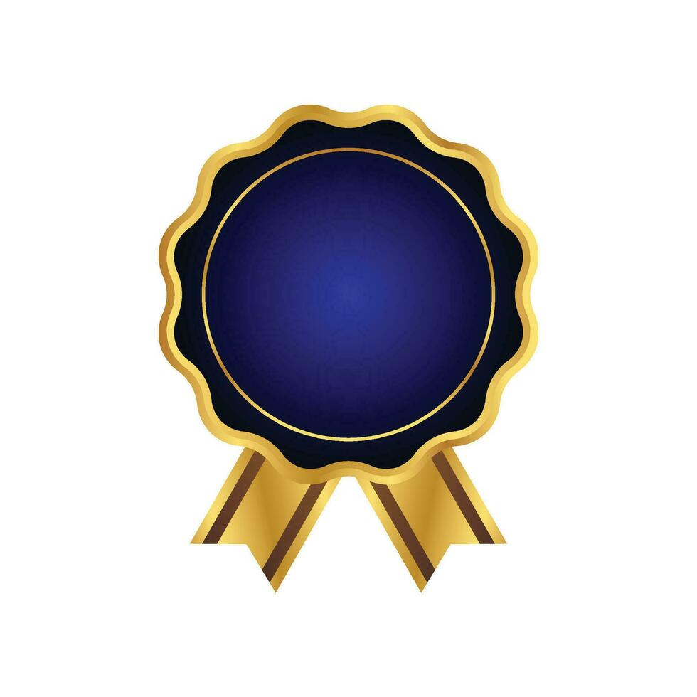 Vector elegant golden and blue design elements