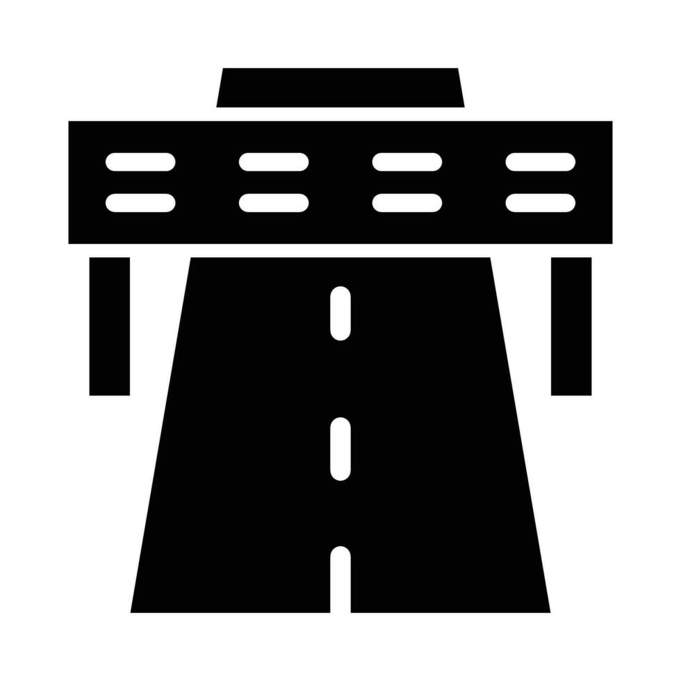 Highway Vector Glyph Icon For Personal And Commercial Use.