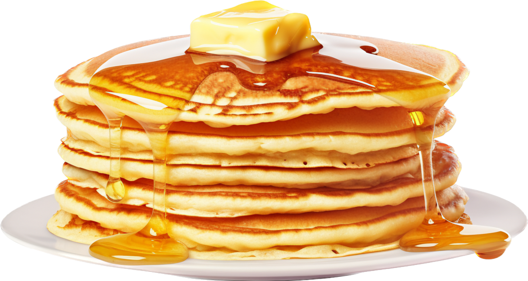 Pancake png with AI generated.