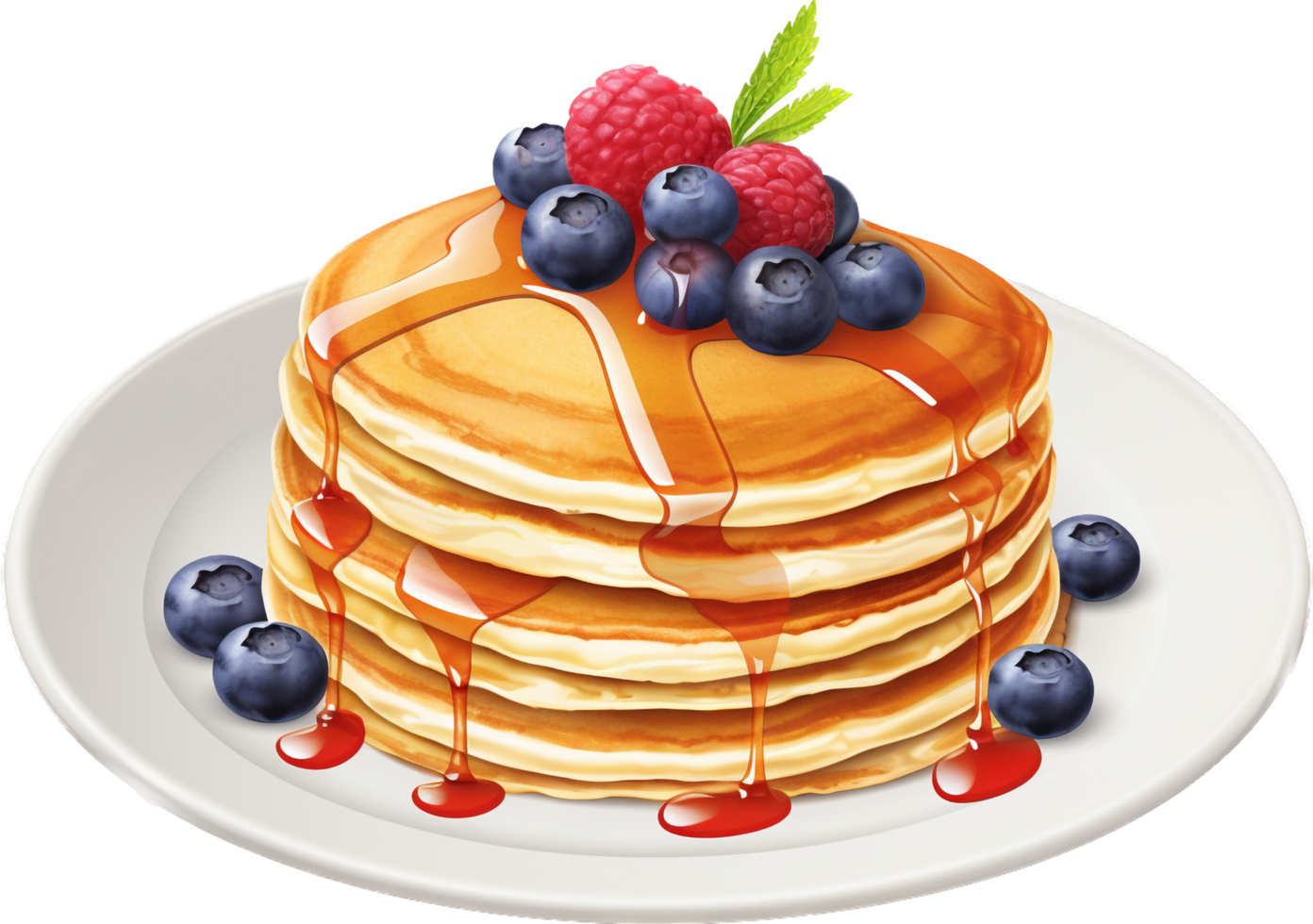 Pancake png with AI generated.