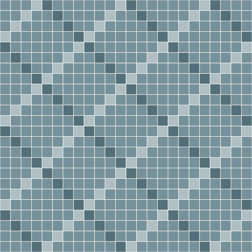 Grey tile background, Mosaic tile background, Tile background, Seamless pattern, Mosaic seamless pattern, Mosaic tiles texture or background. Bathroom wall tiles, swimming pool tiles. vector