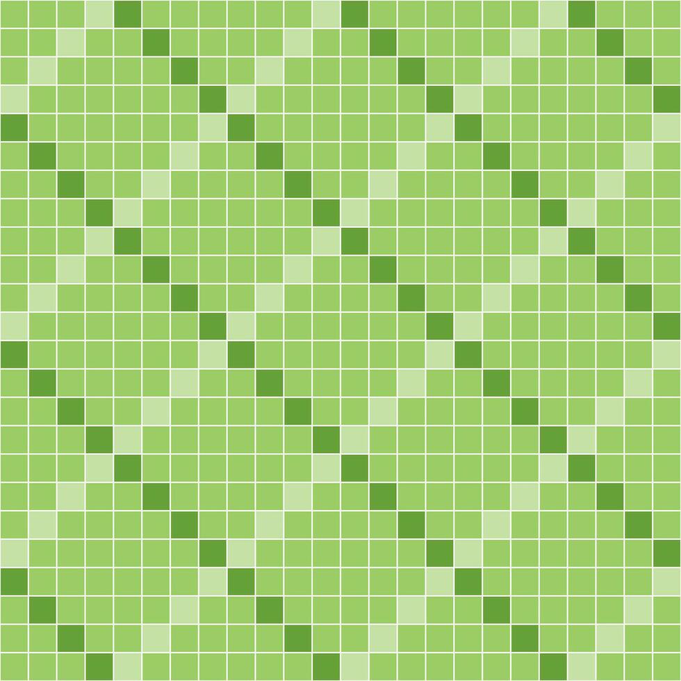 ligero verde loseta fondo, mosaico loseta fondo, loseta fondo, sin costura patrón, mosaico sin costura patrón, mosaico losas textura o antecedentes. baño pared losas, nadando piscina losas. vector