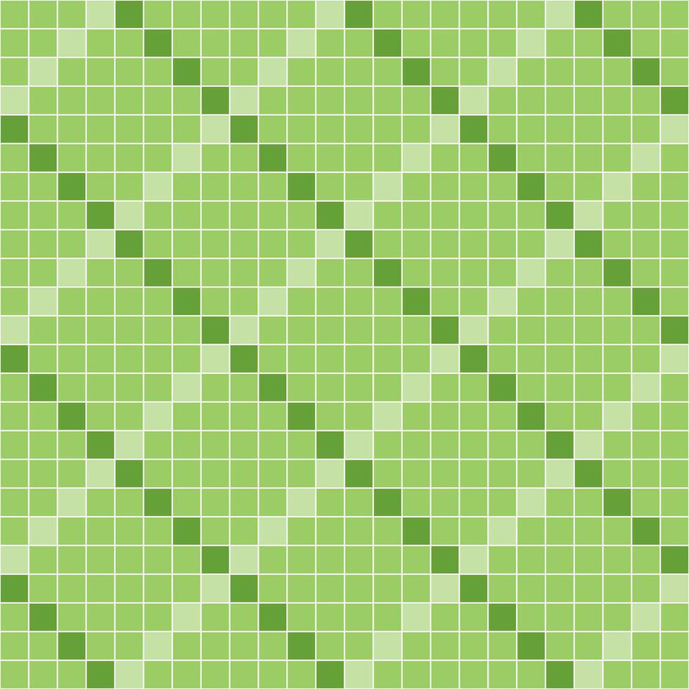 Light green tile background, Mosaic tile background, Tile background, Seamless pattern, Mosaic seamless pattern, Mosaic tiles texture or background. Bathroom wall tiles, swimming pool tiles. vector