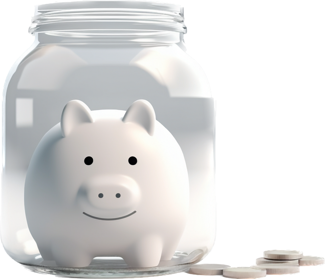 Savings png with AI generated.