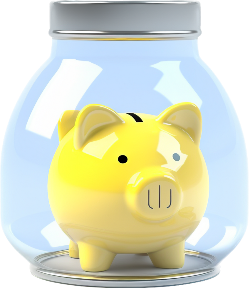 Savings png with AI generated.