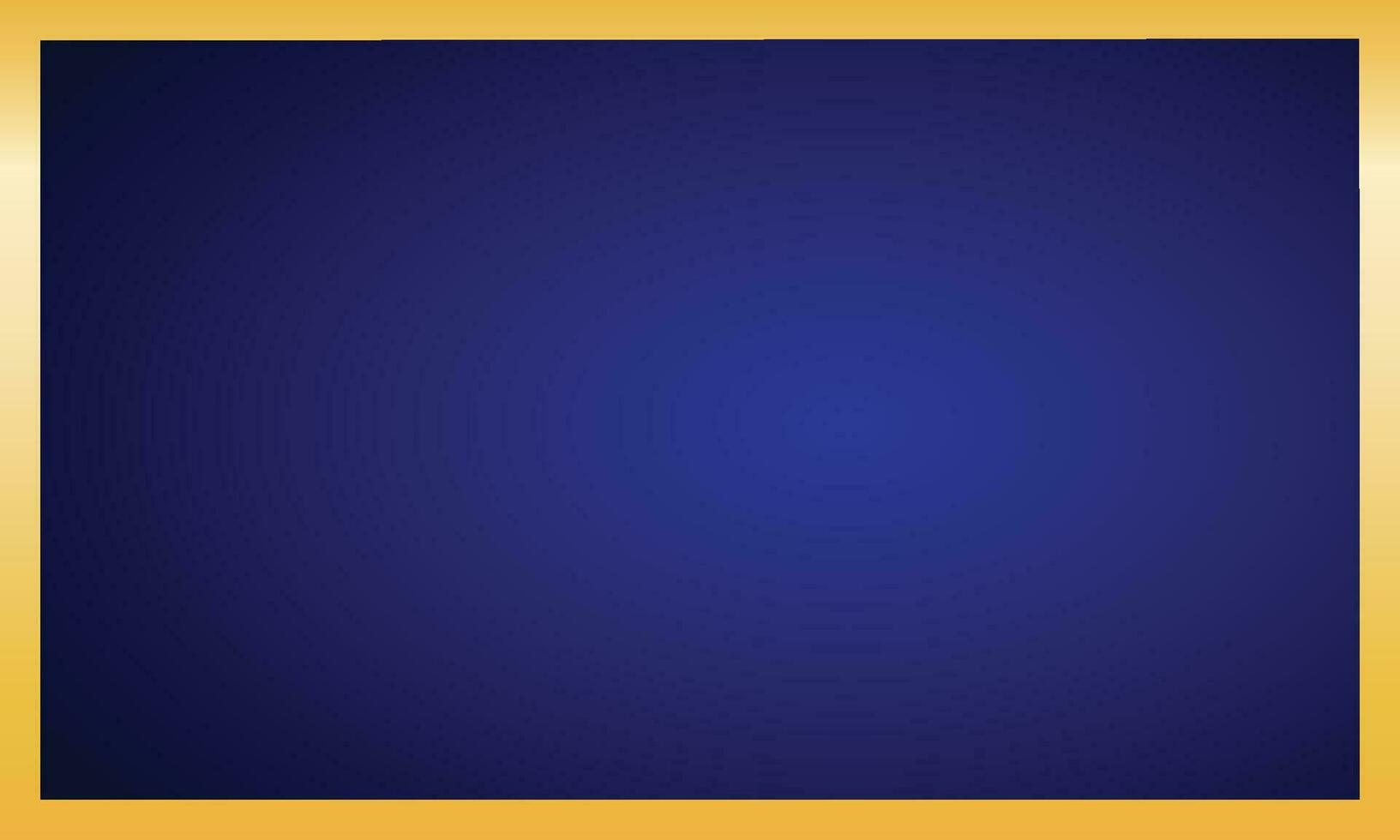 Vector golden frame design with blue background