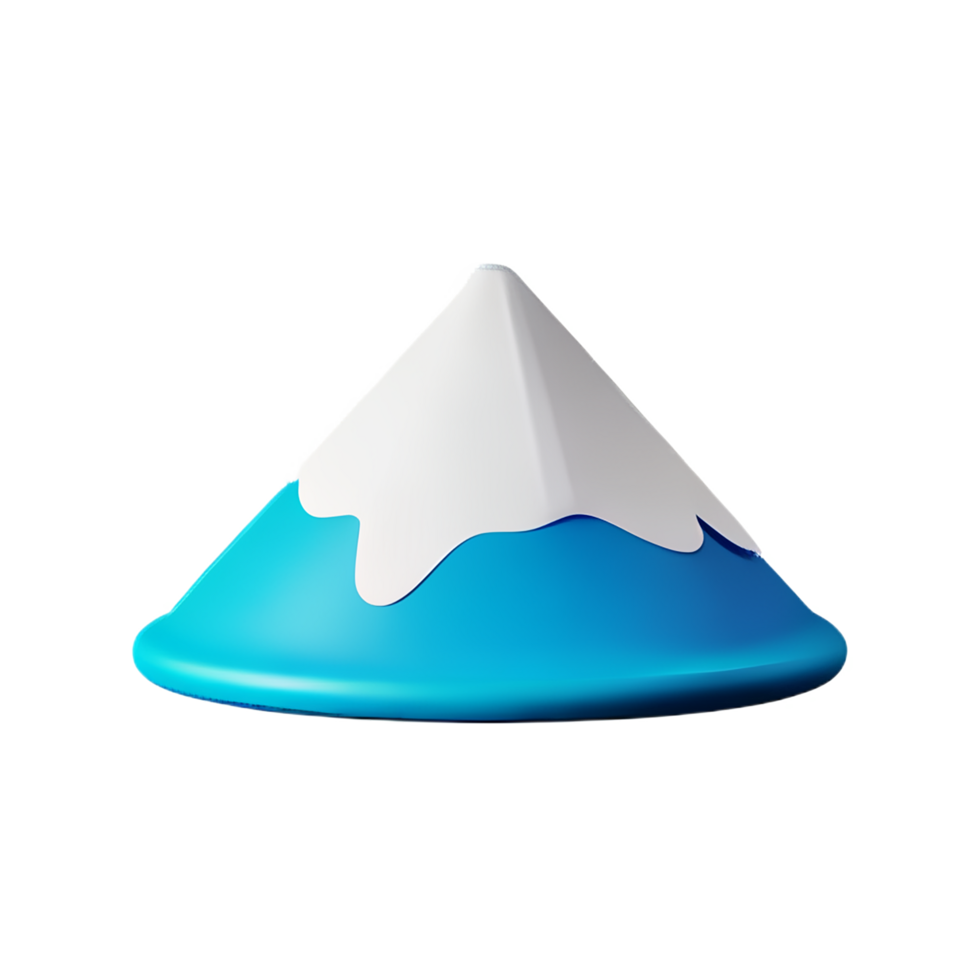 mountain 3d icon illustration png