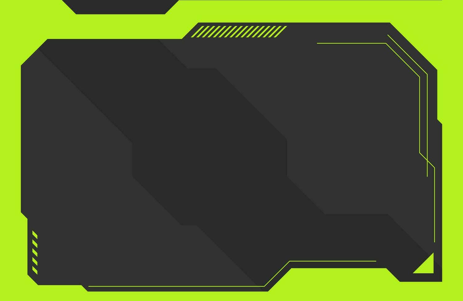 Futuristic hud background with  copy space vector