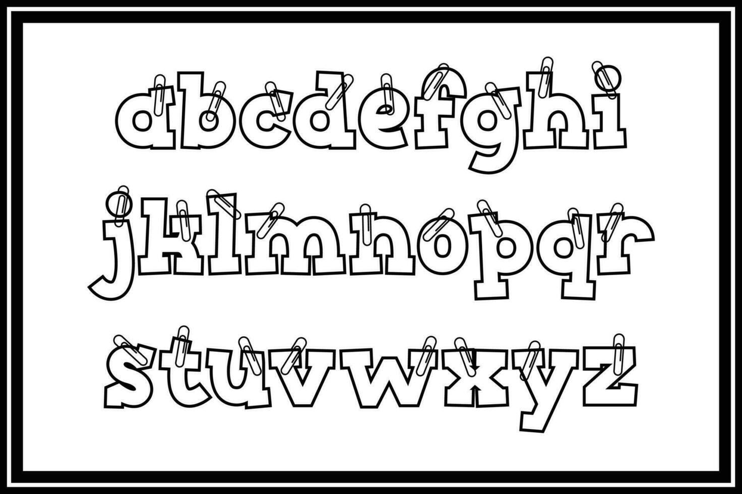 Versatile Collection of Paper Notes Alphabet Letters for Various Uses vector