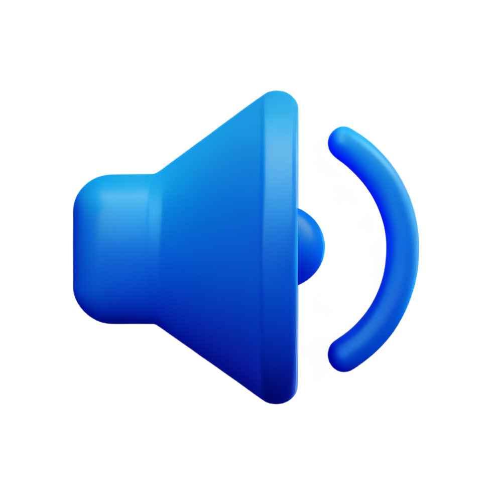 volume up 3d icon png