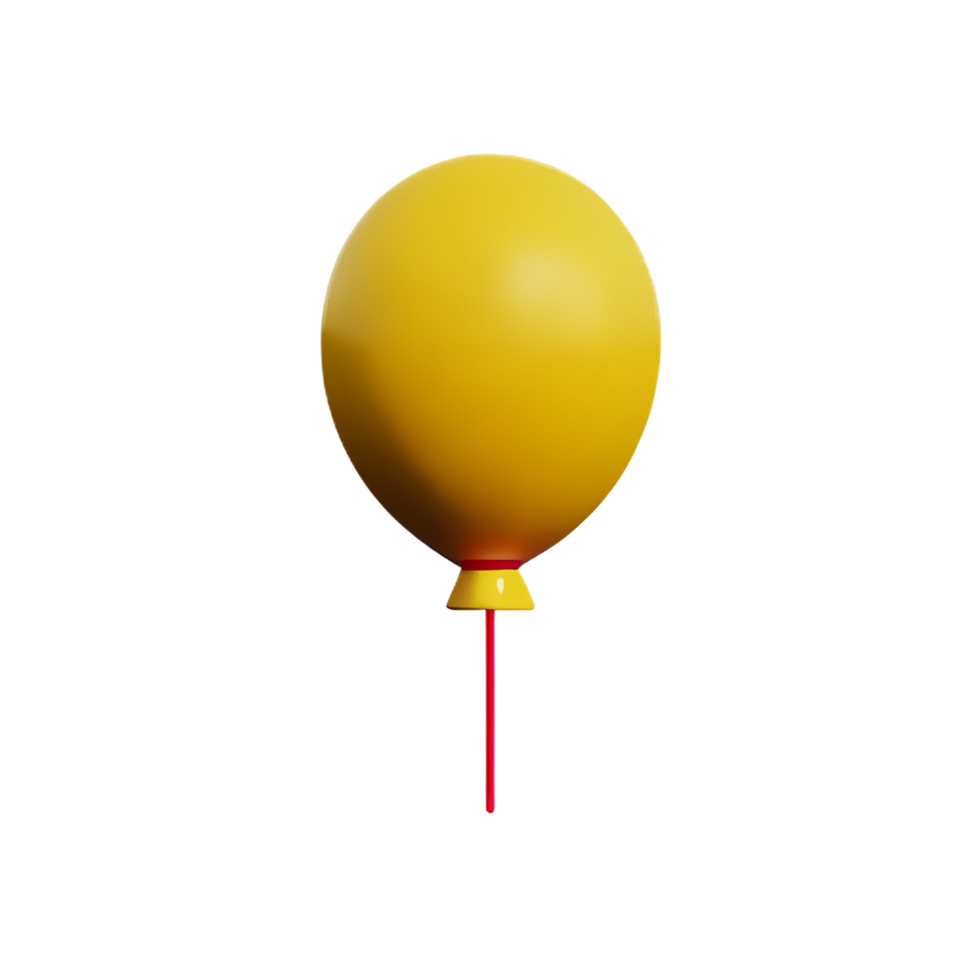 balloon 3d icon illustration png