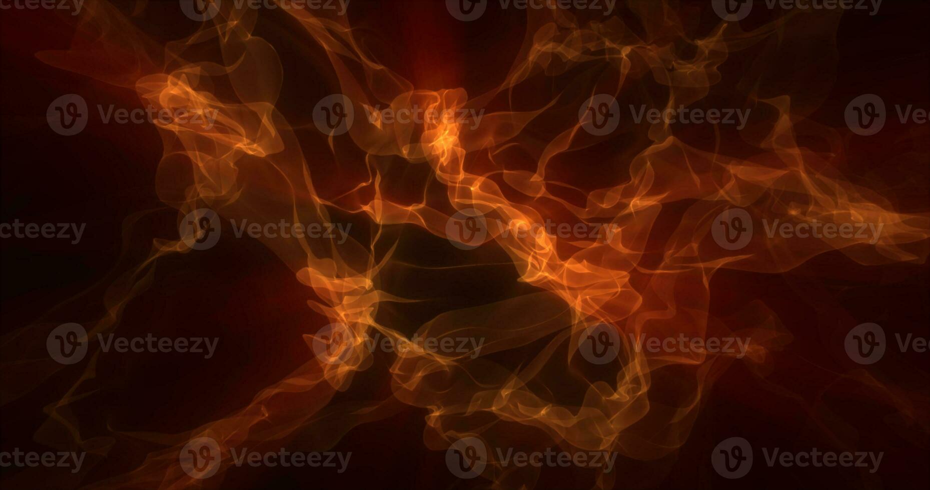 Abstract orange energy magical waves glowing background photo