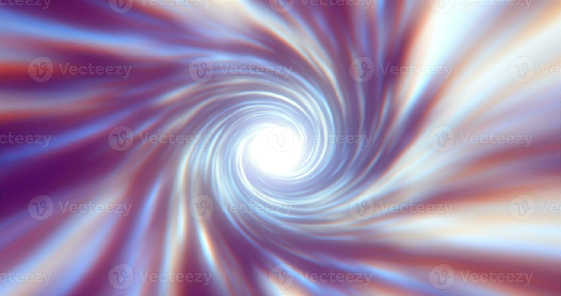 Abstract tunnel twisted swirl of cosmic hyperspace magical bright glowing futuristic hi-tech with blur and speed effect background photo