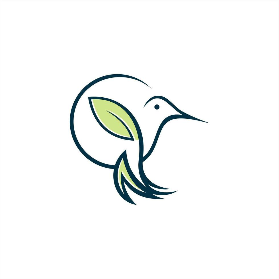 Colibri corporate logo. Bird icon design vector