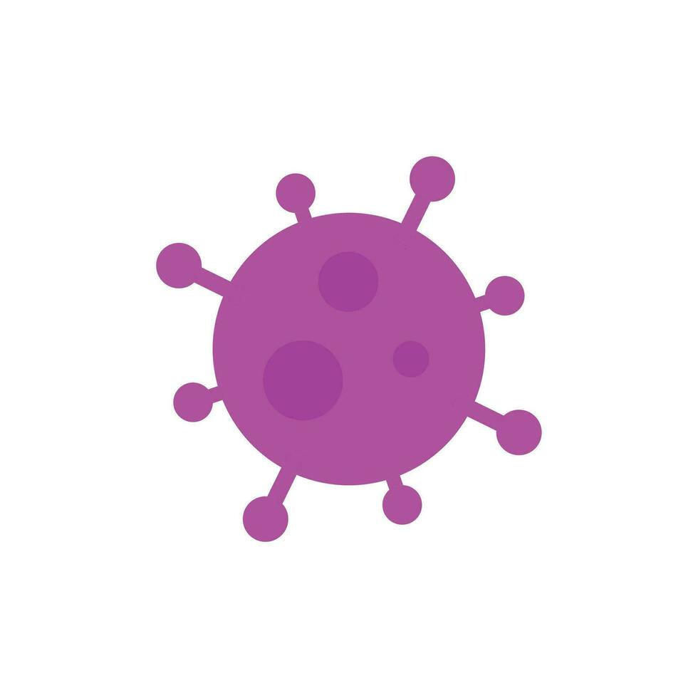 Vector corona virus virion of coronavirus on white background