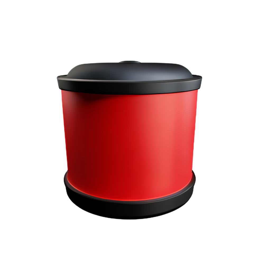 chinese new year icon drum 3d render png