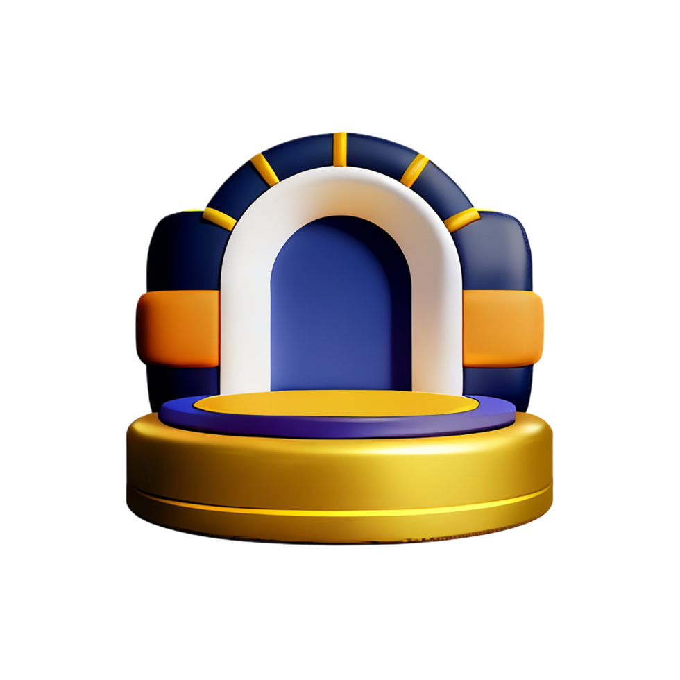 casino 3d representación icono ilustración png