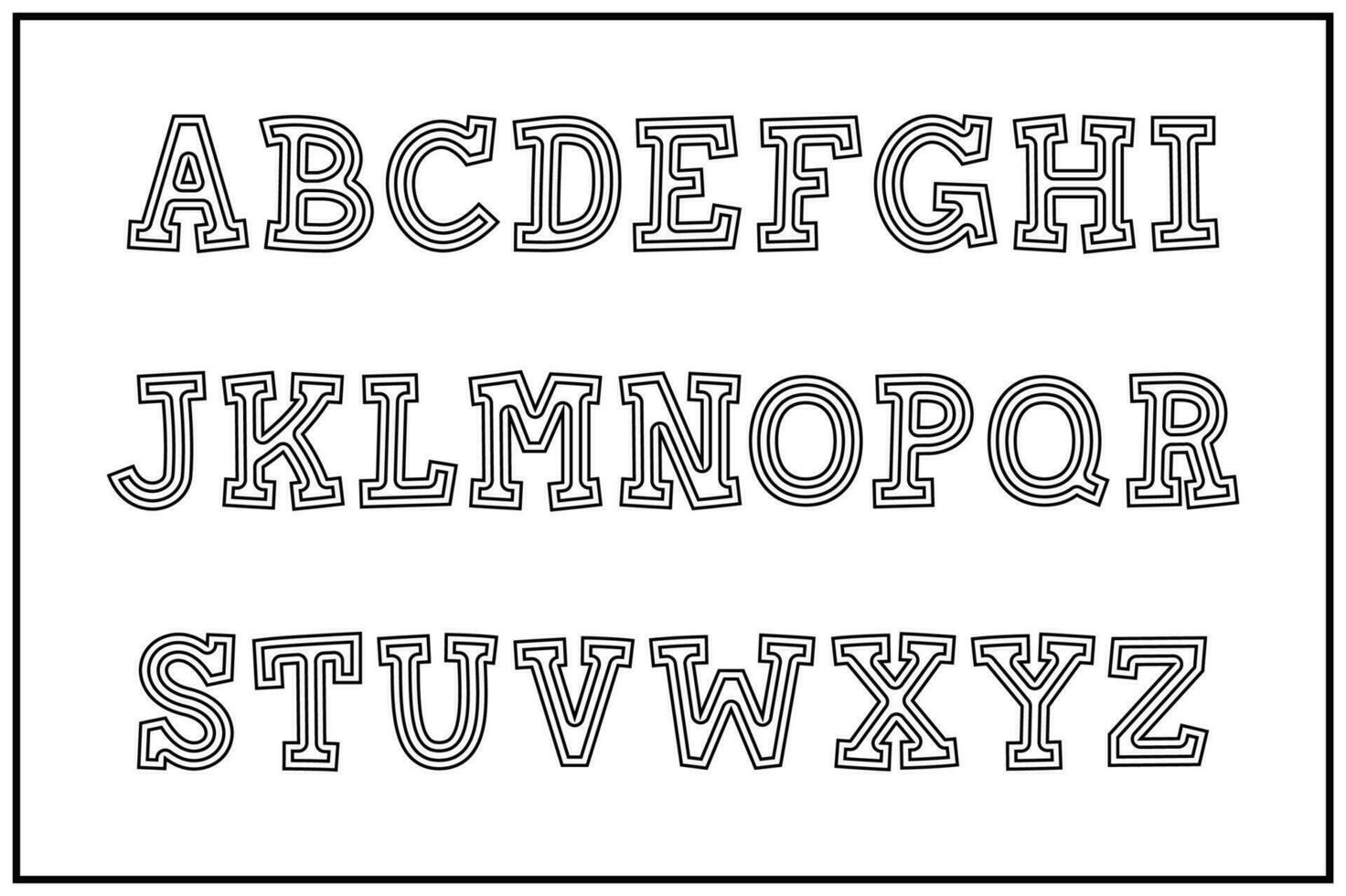 Versatile Collection of Kids Choice Alphabet Letters for Various Uses vector