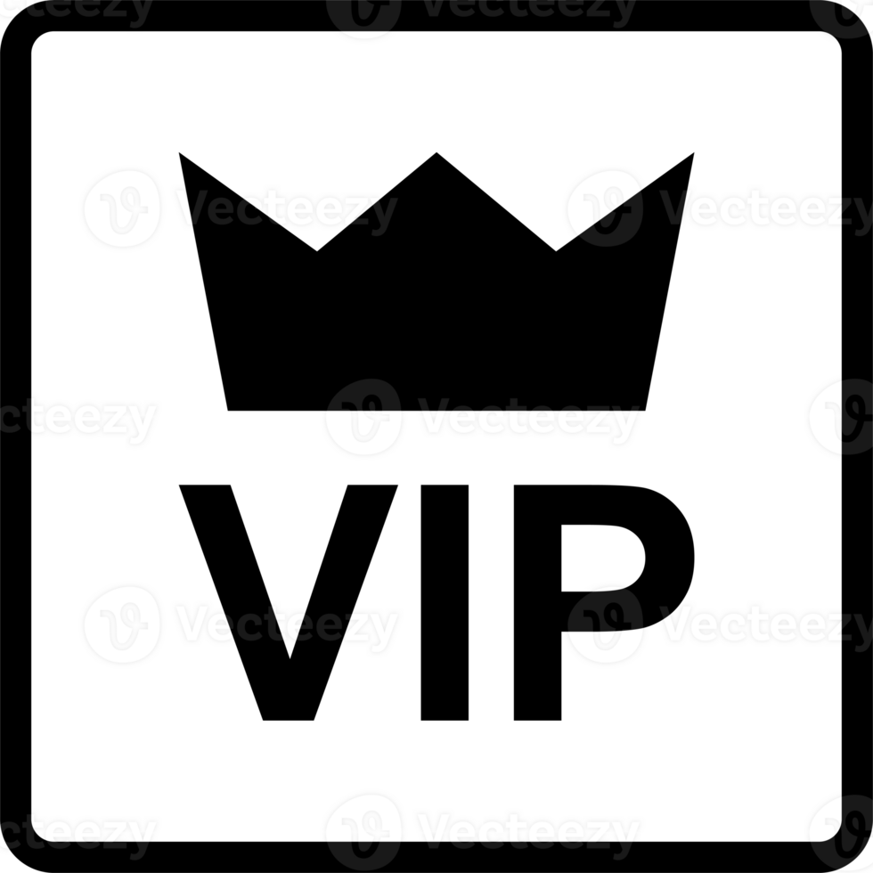VIP icon for graphic design, logo, website, social media, mobile app, UI png