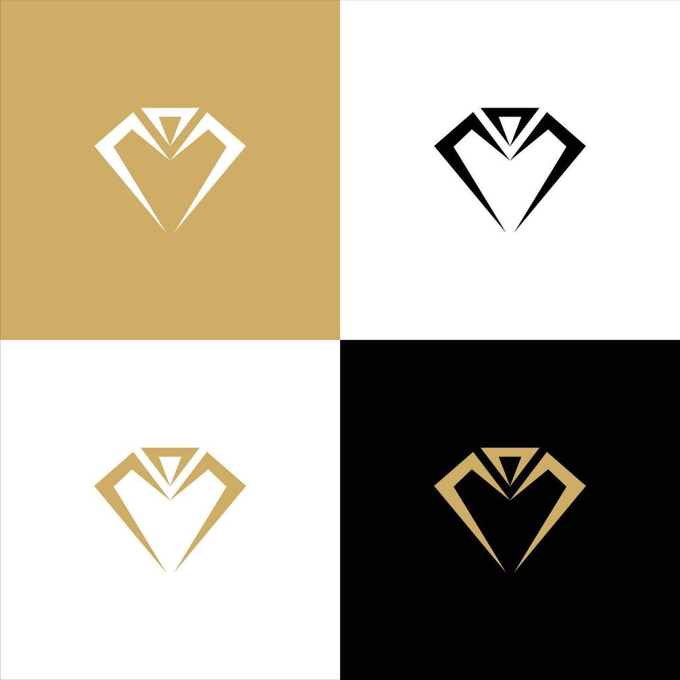 Diamond Jewellery Logo Design Vector Template