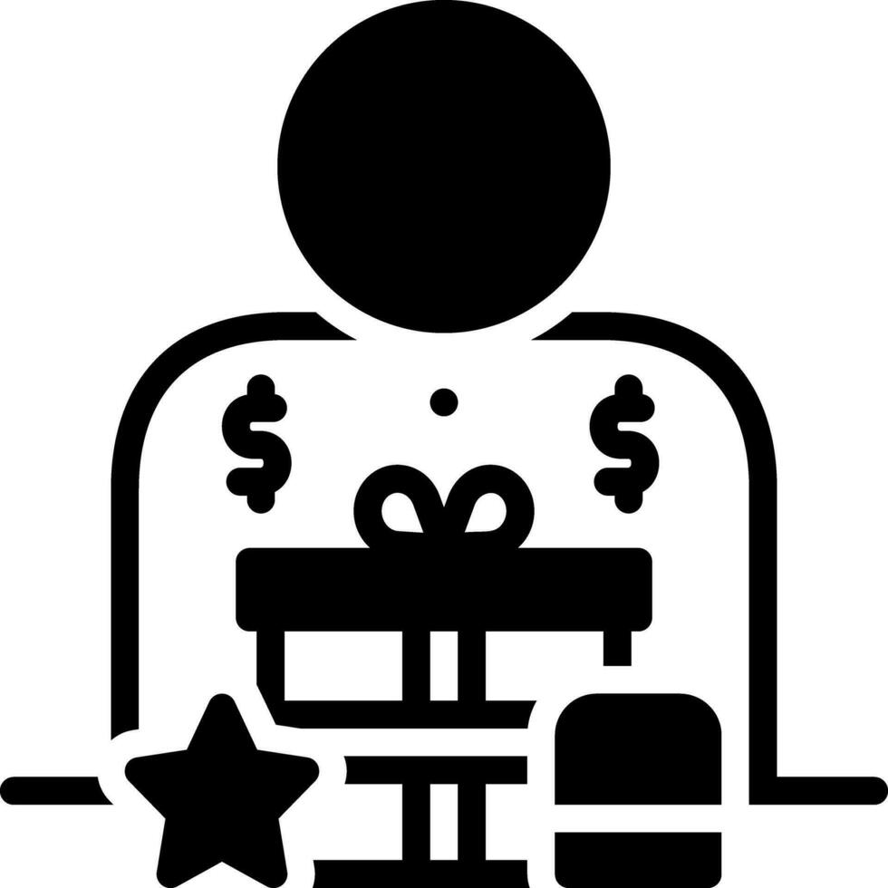solid icon for sufficient vector