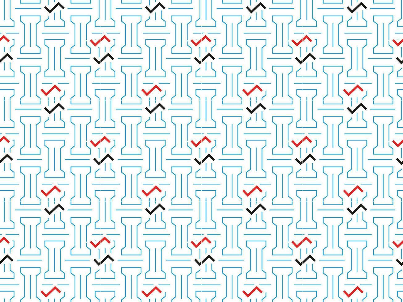 Geometric of seamless patterns. Simpless vector graphics.