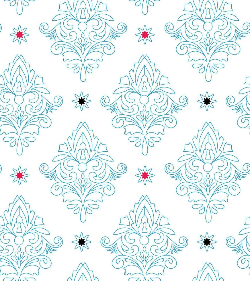 Seamless line pattern textile background modern texture vector