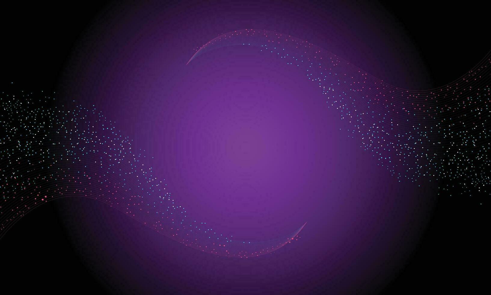 Abstract glowing particles background vector