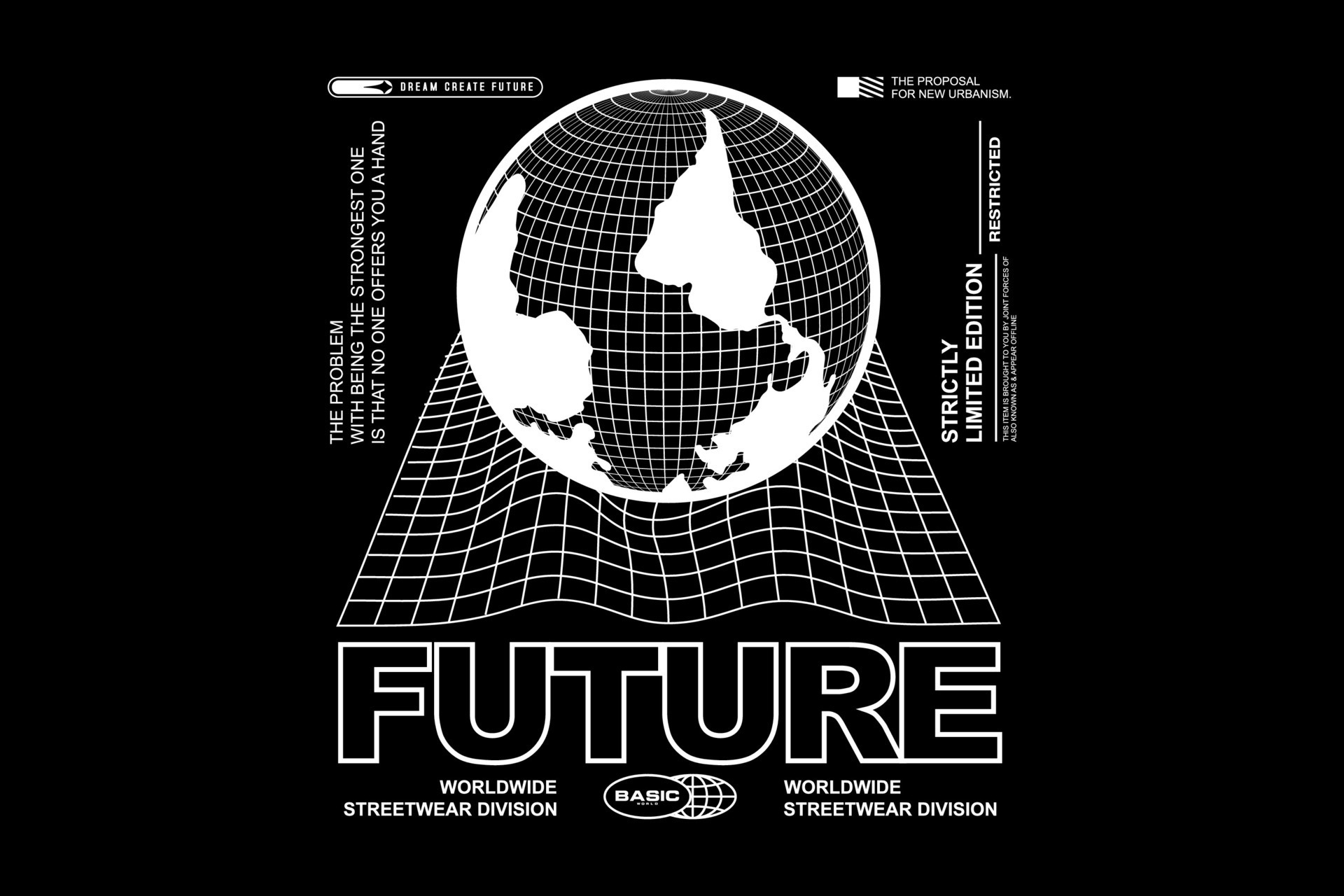 Streetwear design graphic concept modern vector file template 28198361