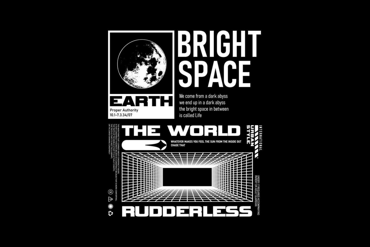 Streetwear design graphic concept modern vector file template 28198366