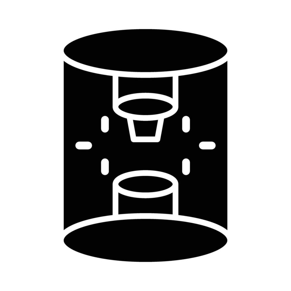 Arc Method Vector Glyph Icon For Personal And Commercial Use.