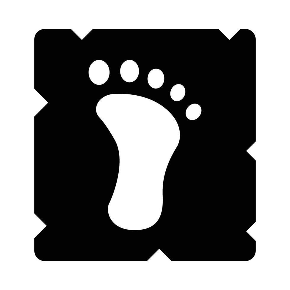 Footprints Vector Glyph Icon For Personal And Commercial Use.