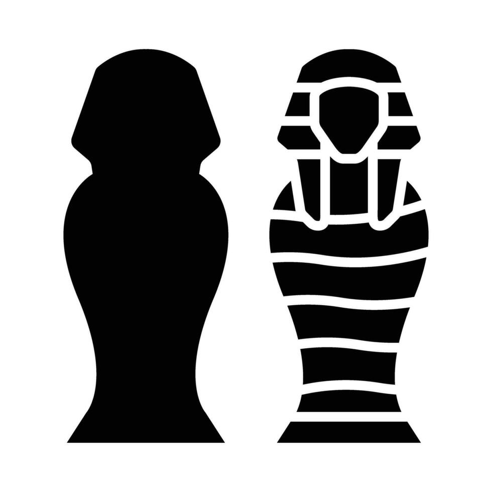 Sarcophagus Vector Glyph Icon For Personal And Commercial Use.