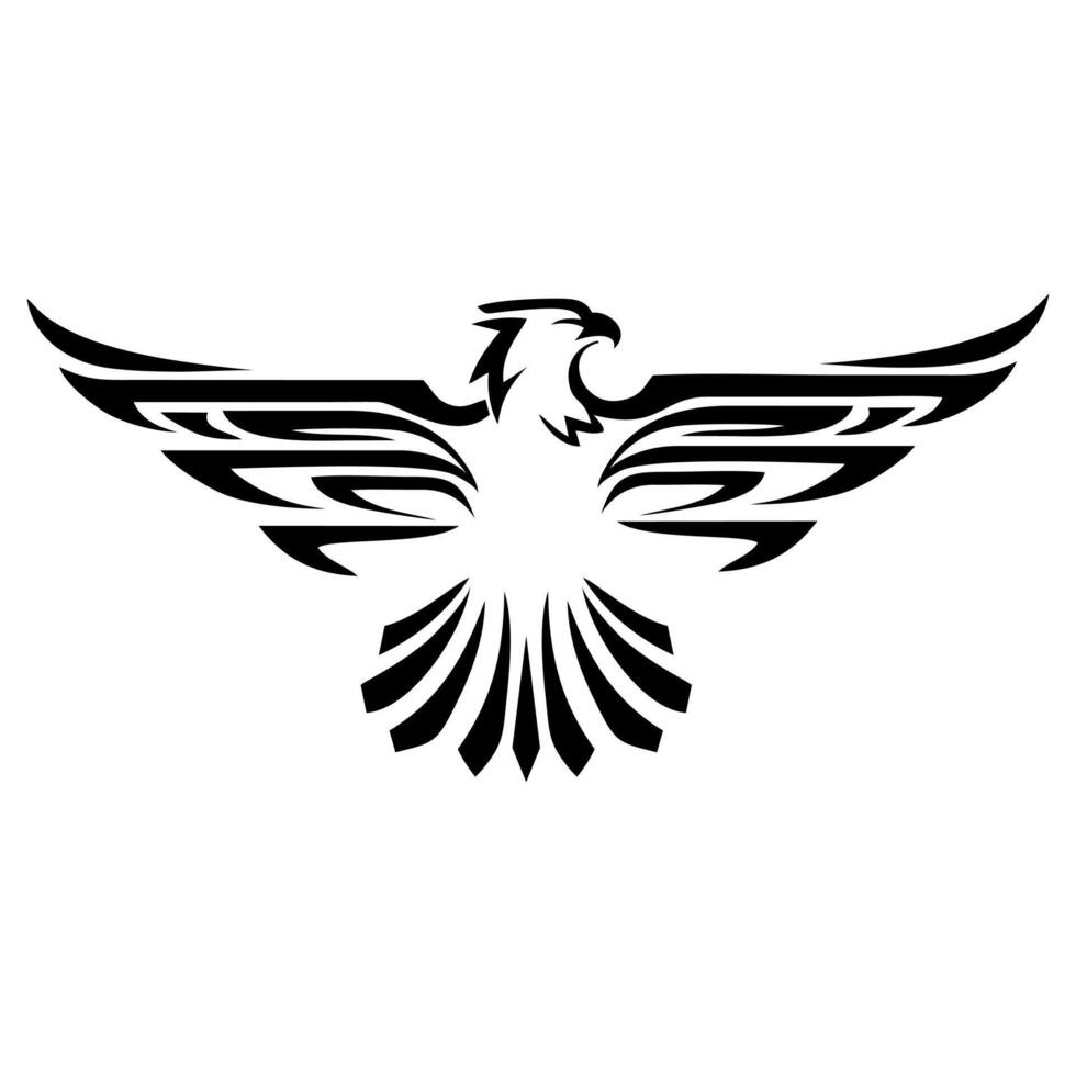 águila logo vector de primera calidad, limpio, moderno