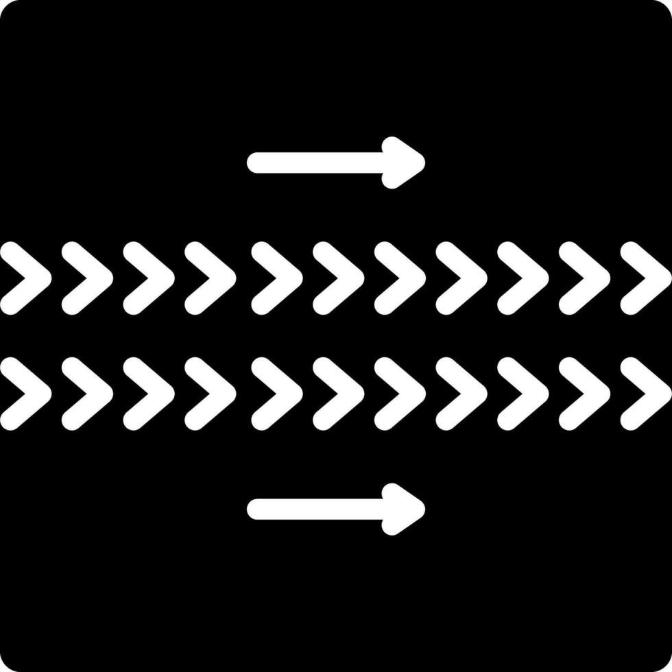 solid icon for row vector