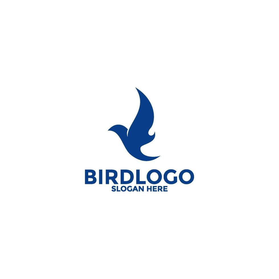 Bird logo design abstract, Flying Bird logo vector template