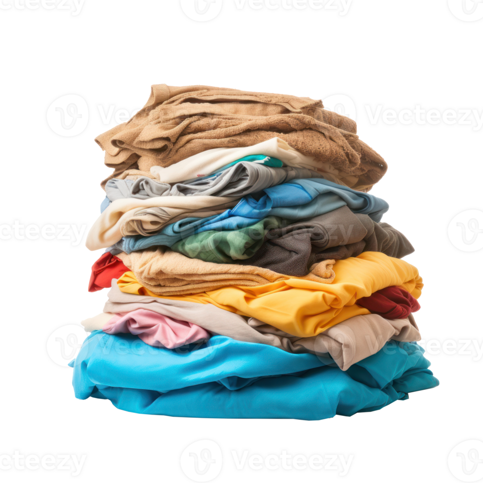 Pile of dirty laundry isolated 28199200 PNG