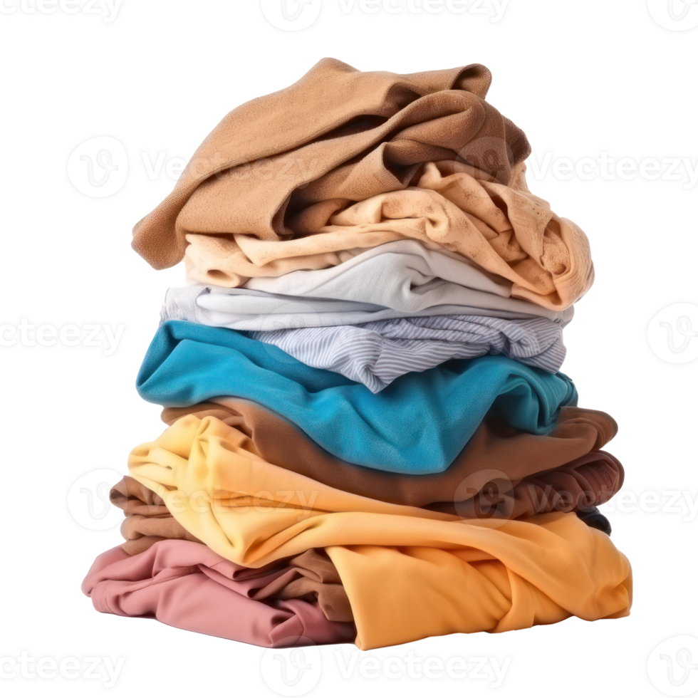 Pile of dirty laundry isolated 28199213 PNG
