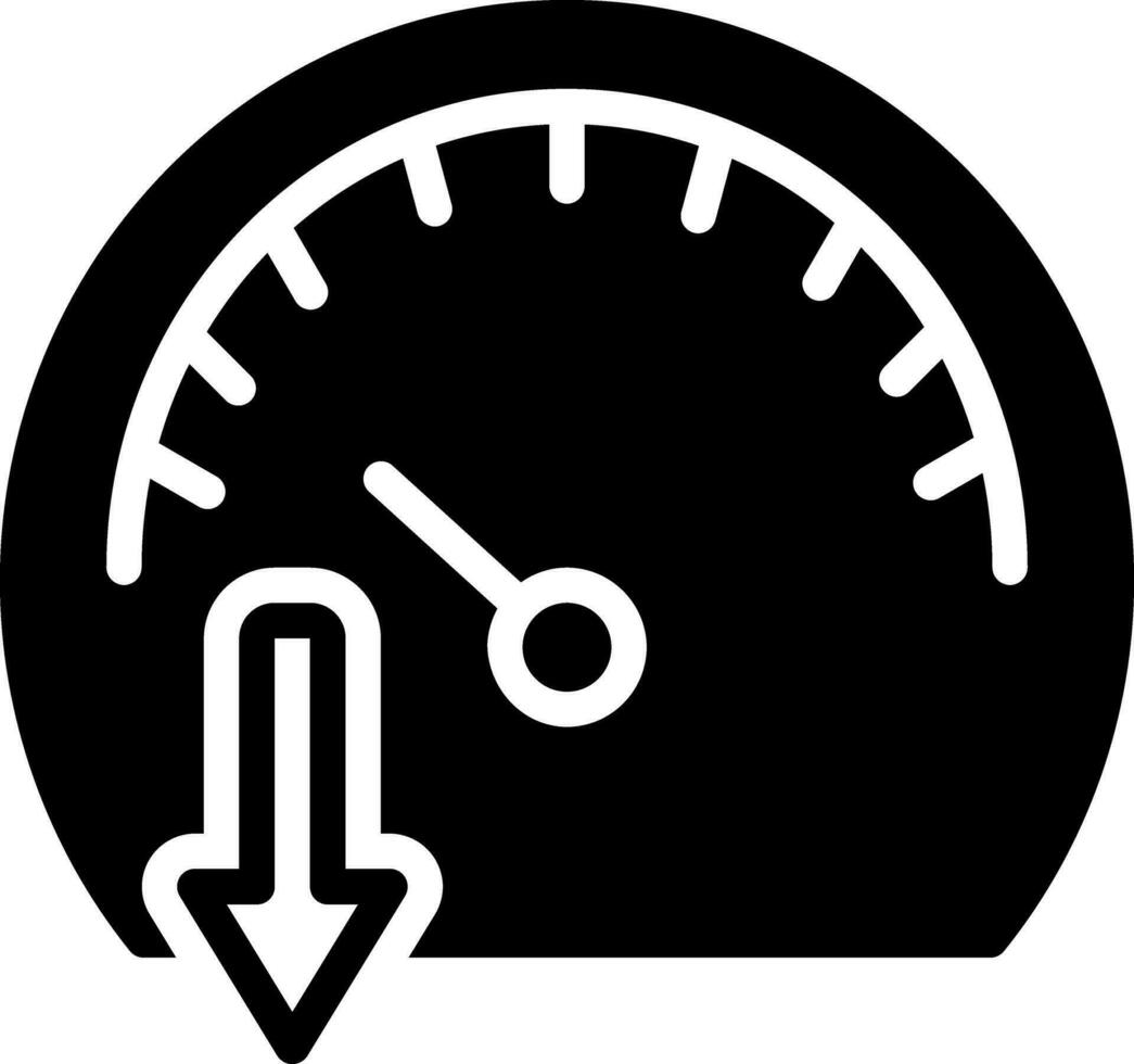 solid icon for slow vector