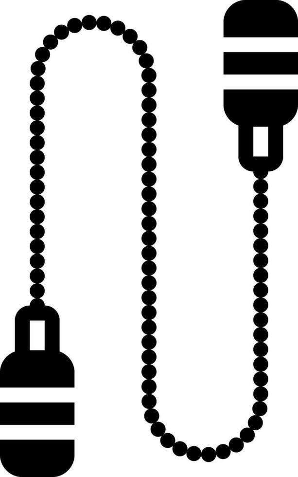 solid icon for rope vector