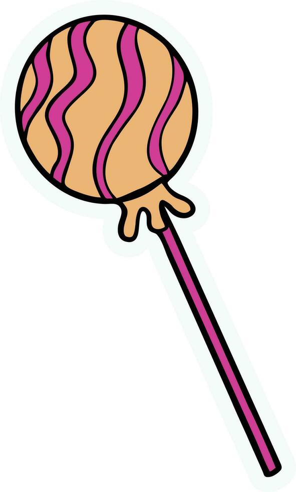 lollipop isolated on white background vector