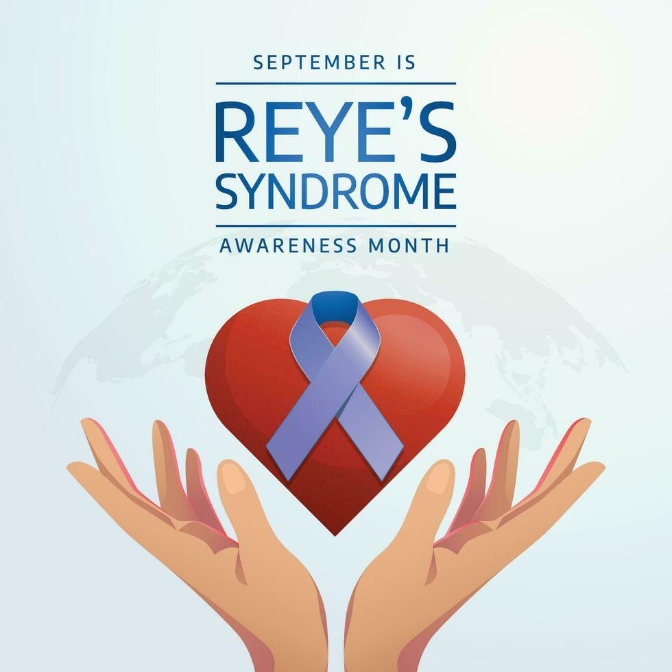 Reye's Syndrome Awareness Month design template good for celebration usage. purple ribbon vector illustration. ribbon design. vector eps 10.
