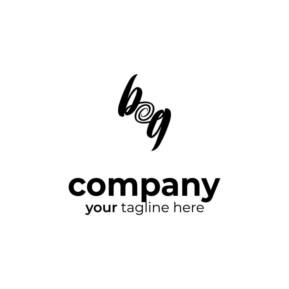 Initial B and Q lettering logo design 28200111 Vector Art at Vecteezy