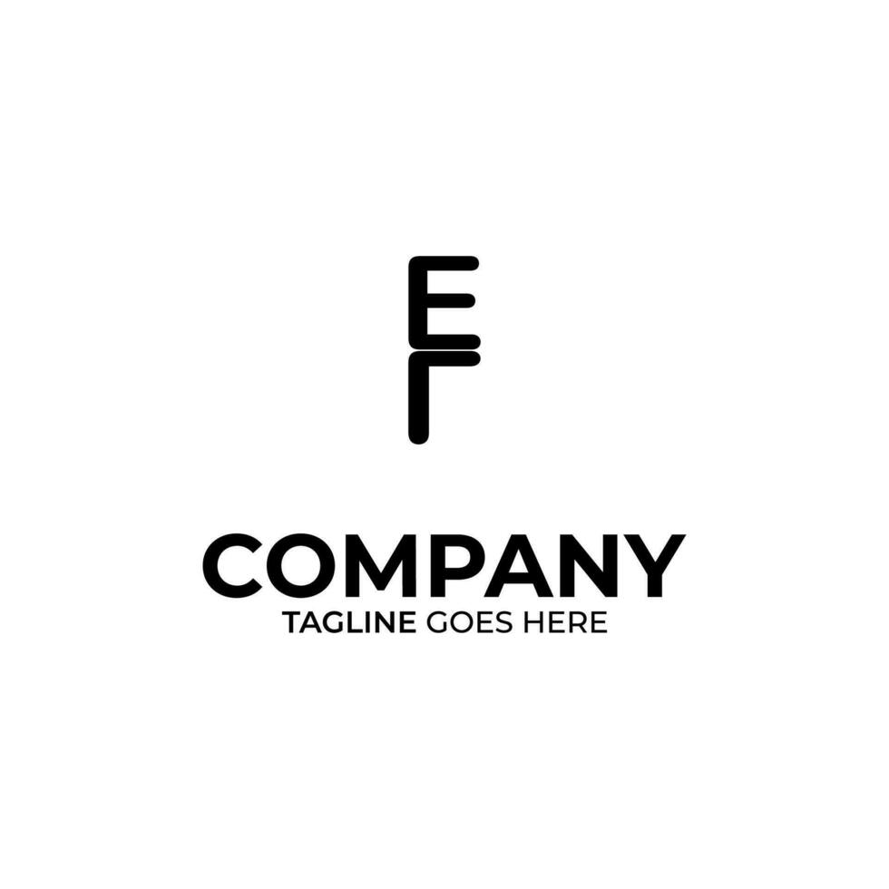 Initial E and L lettering logo design vector