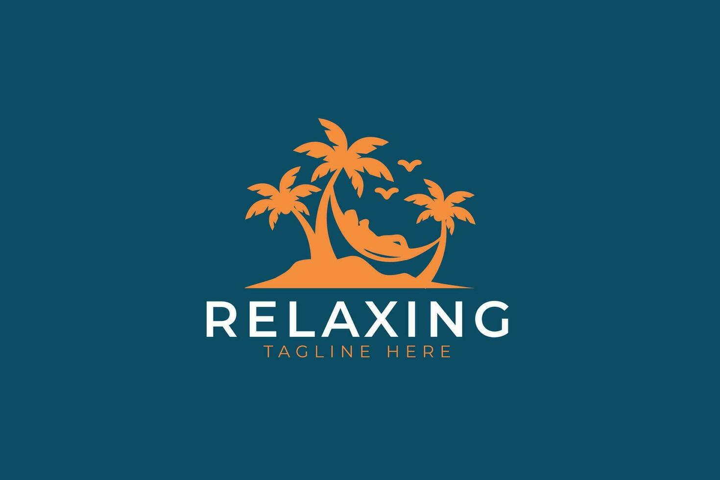 Summer Beach Logo Concept. Beach Concept Brand Identity. Summer Vibes for Holiday and Vacation Sign Symbol vector