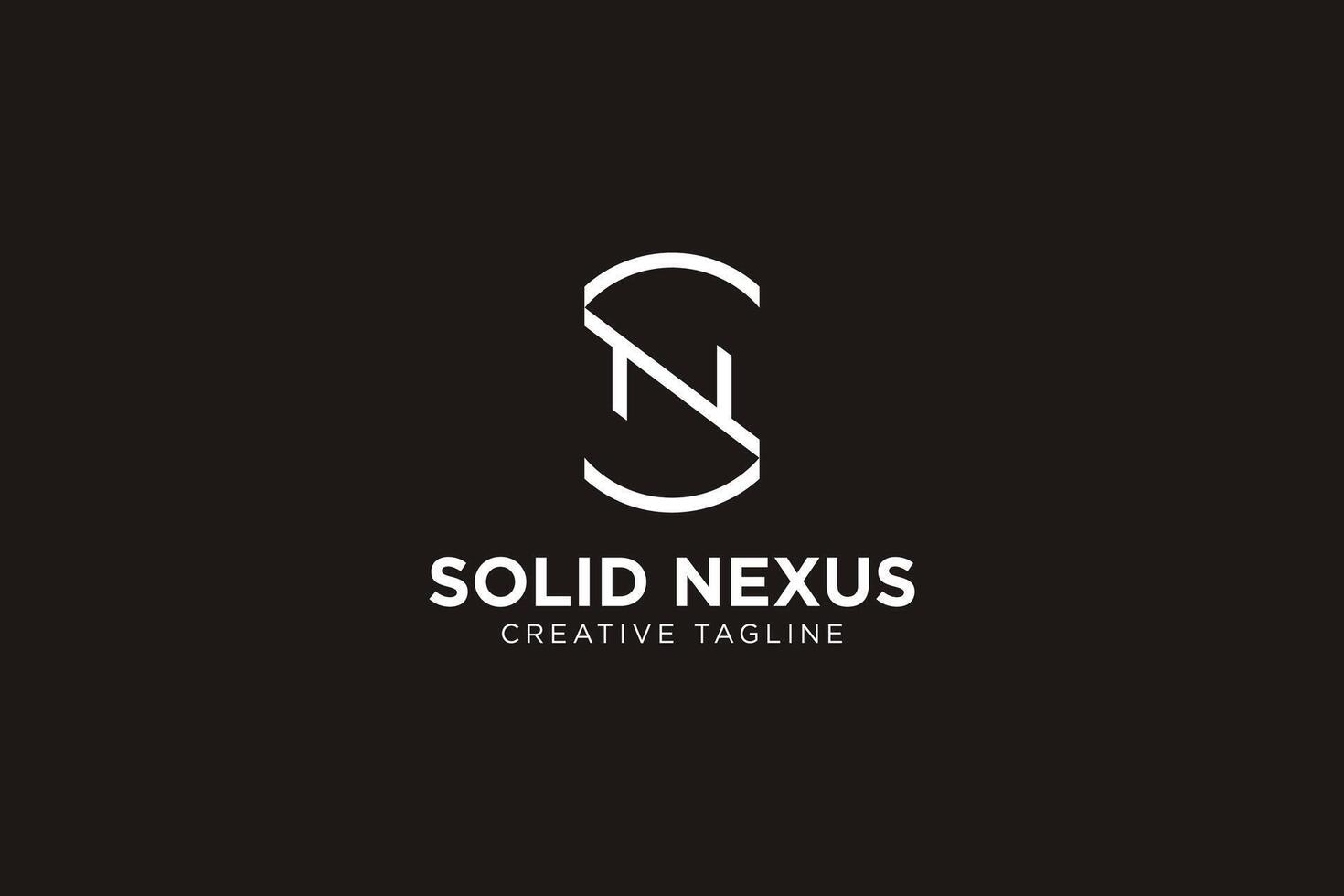 SN latter logo and icon vector